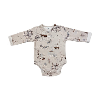 Long Sleeve Bodysuit - Arctic Dreams