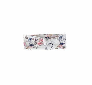 Topknot Bow - Floral Sky
