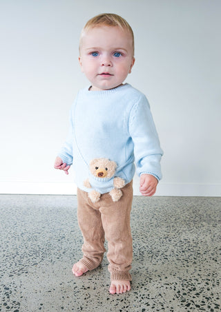 Blue Jumper  - Teddy Bear