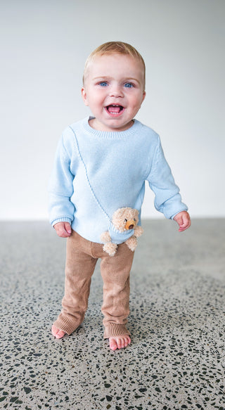 Blue Jumper  - Teddy Bear