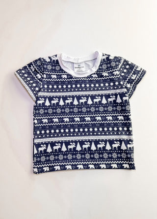 T-Shirt- Navy Christmas