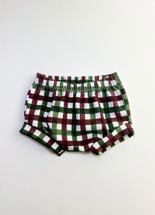 Shorties - Red and Green Gingham