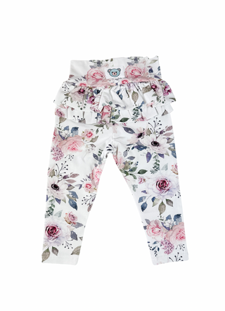 Frilly Pants - Floral Sky