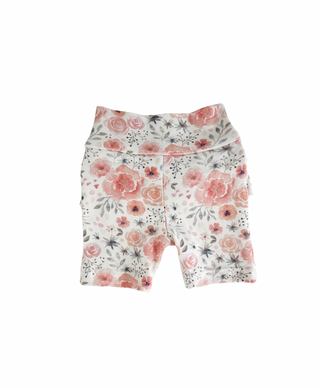 Frilly Bike Shorts - Peachy Petals