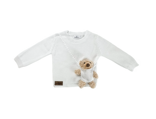 White Jumper - Teddy Bear