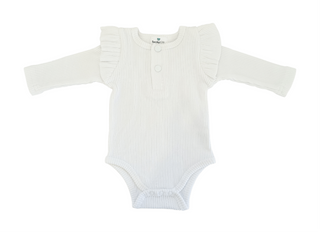 Frillie Sleeve Bodysuit - Pesca