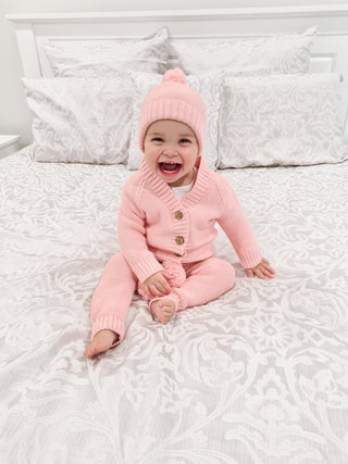 Knitted Set Flamingo Pink - Bundle