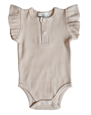 Frillie Sleeve Bodysuit - Blanco