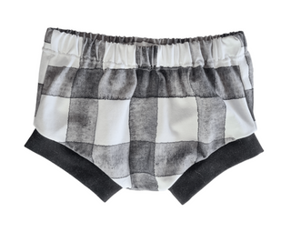 Shorties - Black Gingham