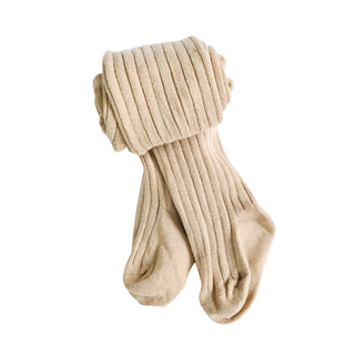 Collant Ribben cotone - Caramello