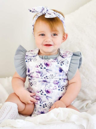 Frilly Romper - Anemone